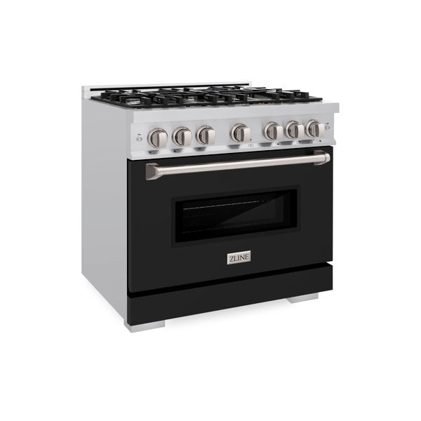 zline-36-in-gas-range-5-2-cu-ft-6-burner-stainless-steel-with-black-matte-door-cgr-blm-36