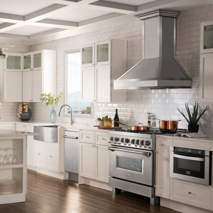 zline-36-wall-mount-range-hood-satin-stainless-steel-ducted-mirror-accents-designer-series-655mr-36