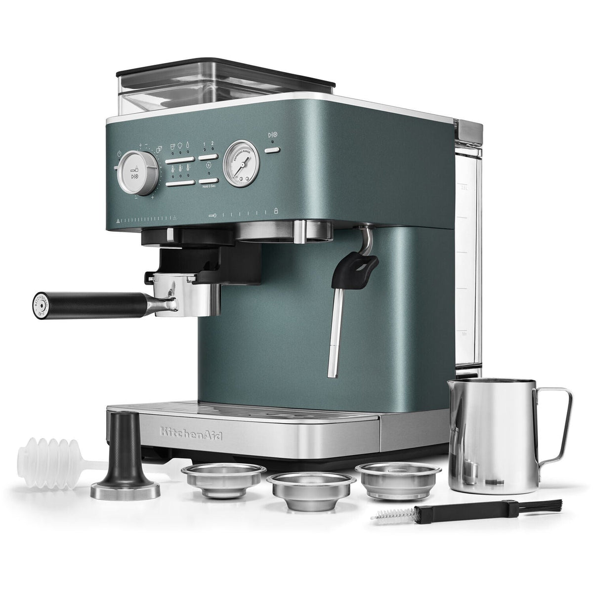 KitchenAid Semi-Automatic Espresso Machine with Burr Grinder and 15-Bar Pump – Juniper – KES6551JP