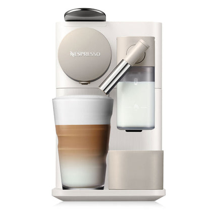 Nespresso by De’Longhi Lattissima One Capsule Espresso Machine with Milk System in White