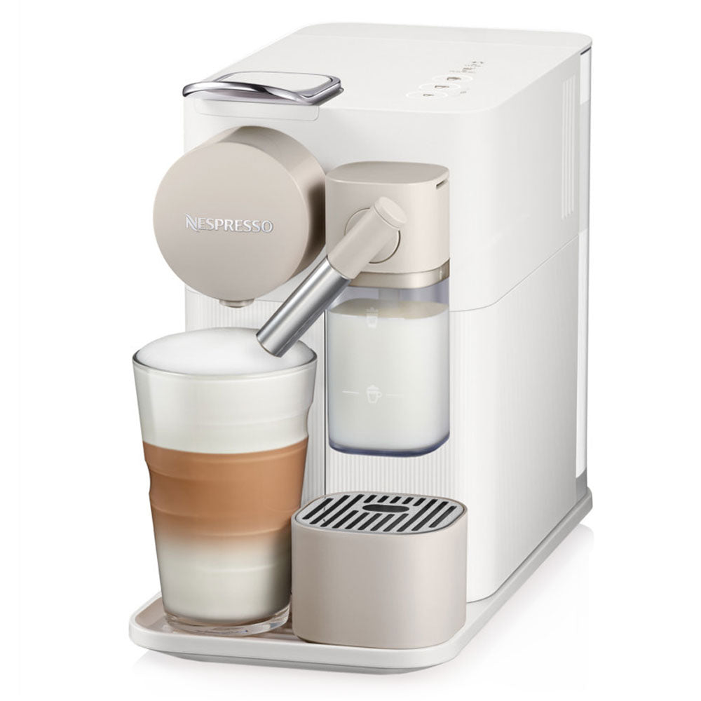 Nespresso by De’Longhi Lattissima One Capsule Espresso Machine with Milk System in White