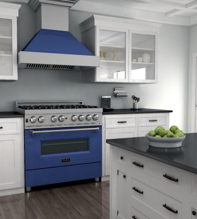 zline-36-in-legacy-dual-fuel-range-4-6-cu-ft-6-burner-gas-cooktop-electric-convection-oven-satin-stainless-steel-with-blue-gloss-door-ras-bg-36