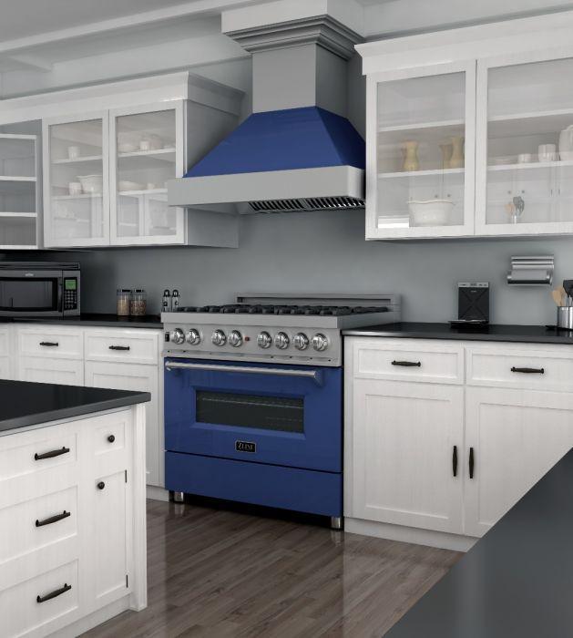 zline-36-in-legacy-dual-fuel-range-4-6-cu-ft-6-burner-gas-cooktop-electric-convection-oven-satin-stainless-steel-with-blue-gloss-door-ras-bg-36