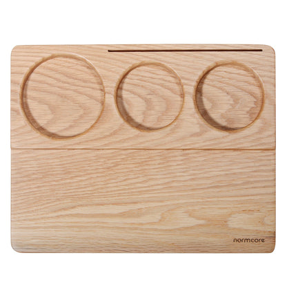 Normcore Wooden Espresso Tamping Station in Walnut or Oak