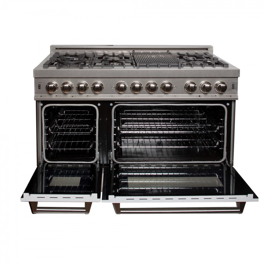 zline-48-in-legacy-dual-fuel-range-7-burner-gas-cooktop-2-electric-ovens-6-0-cu-ft-satin-stainless-steel-with-white-matte-doors-ras-wm-48