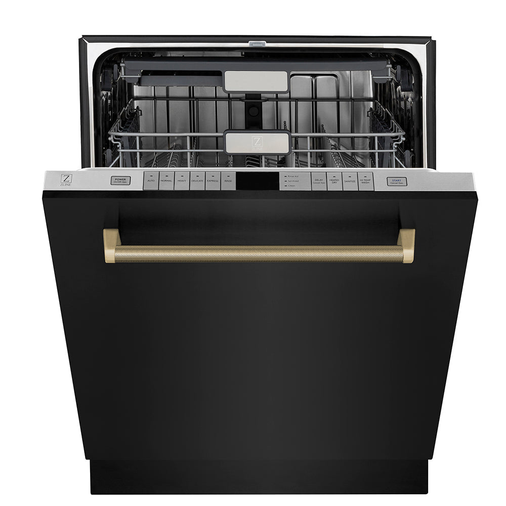 zline-autograph-24-monument-series-3rd-rack-top-touch-control-tall-tub-dishwasher-in-black-stainless-steel-with-champagne-bronze-helix-handle-45dba-dwmtz-bs-24-kcb