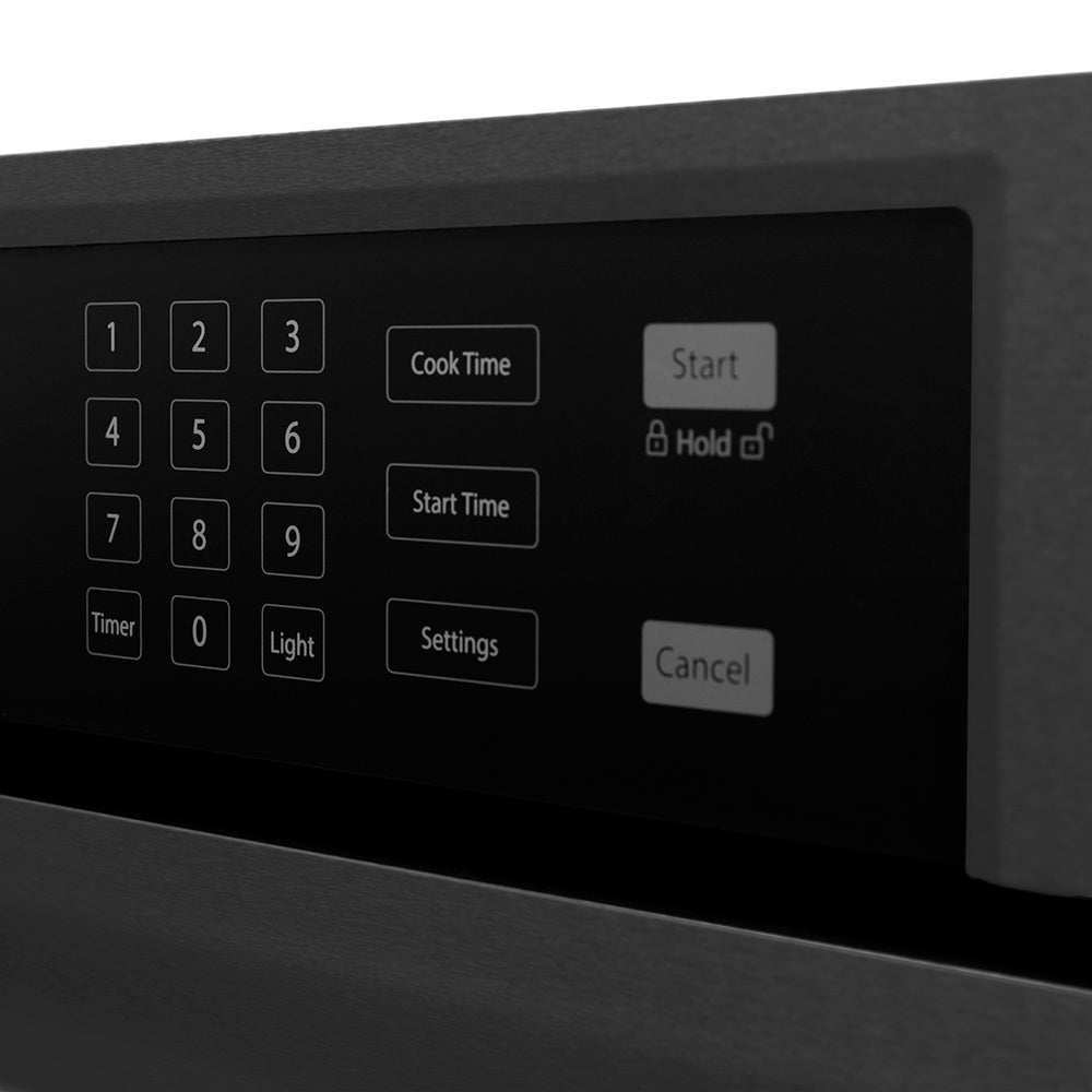 zline-autograph-30-professional-true-convection-single-wall-oven-with-air-fry-and-self-clean-in-black-stainless-steel-with-champagne-bronze-helix-handle-wasbz-30-kcb