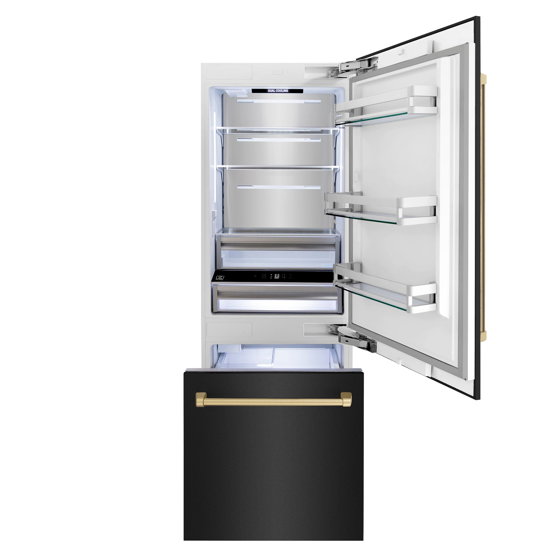 zline-30-in-built-in-refrigerator-with-internal-water-ice-dispenser-black-stainless-steel-bronze-accents-rbivz-bs-30-cb