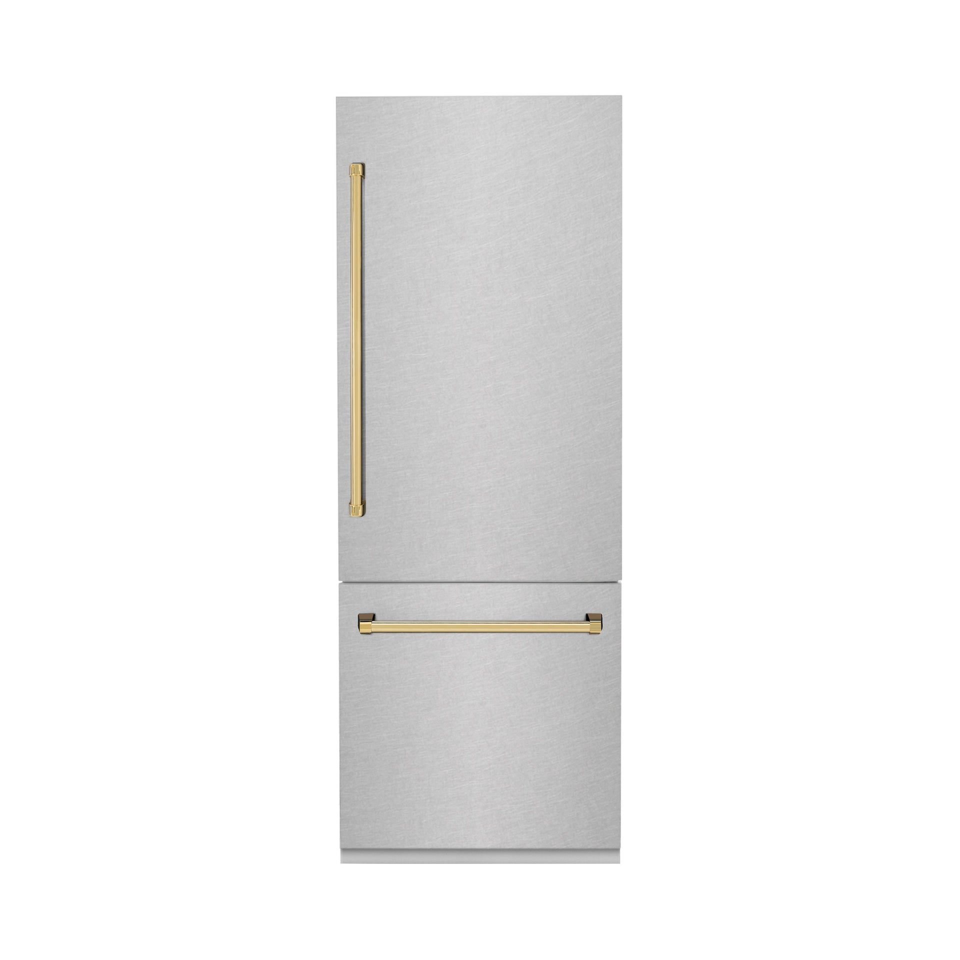 zline-30-in-built-in-bottom-freezer-refrigerator-16-1-cu-ft-water-dispenser-ice-maker-satin-stainless-steel-polished-gold-accents-rbivz-sn-30-g