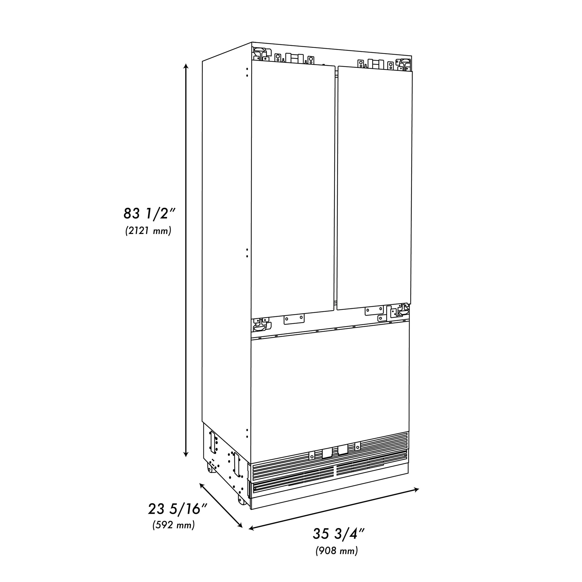 zline-36-built-in-french-door-refrigerator-panel-ready-19-6-cu-ft-water-dispenser-ice-maker-graphite-gray-interior-matte-black-accents-grbivz-36-mb