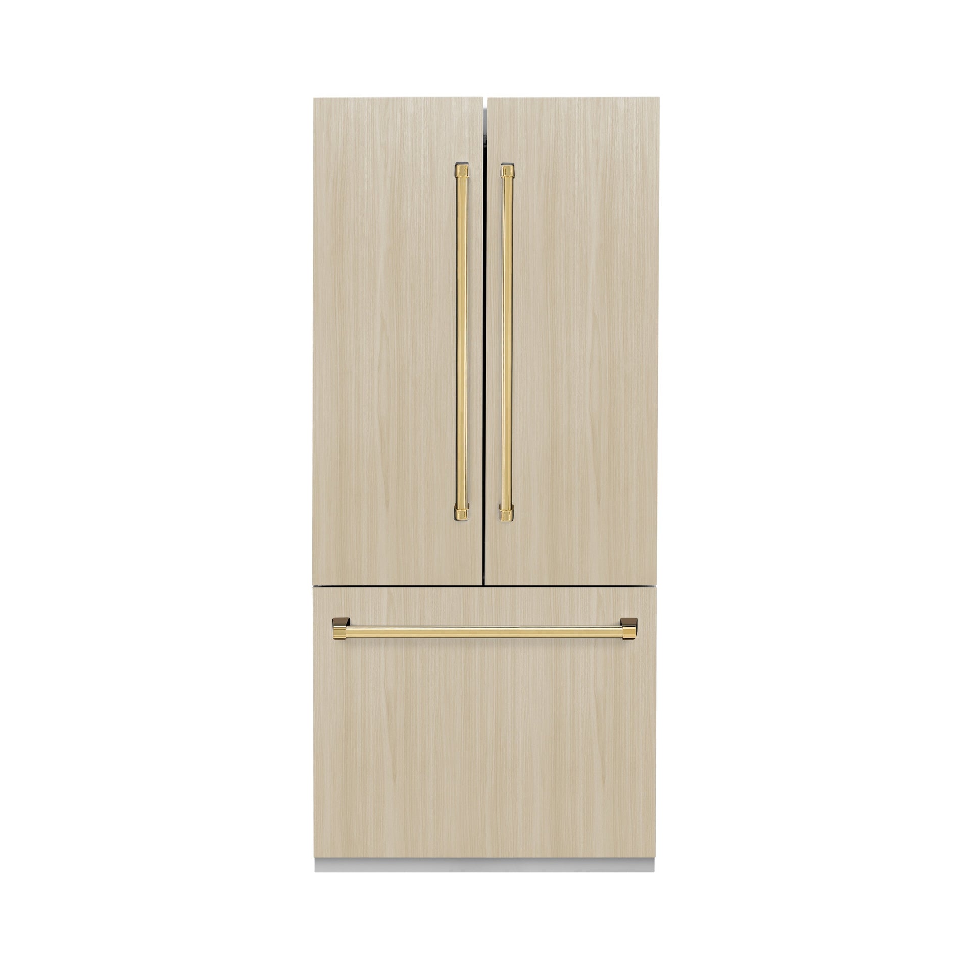 zline-36-in-french-door-built-in-refrigerator-panel-ready-19-6-cu-ft-internal-water-ice-dispenser-gold-handles-rbivz-36-g