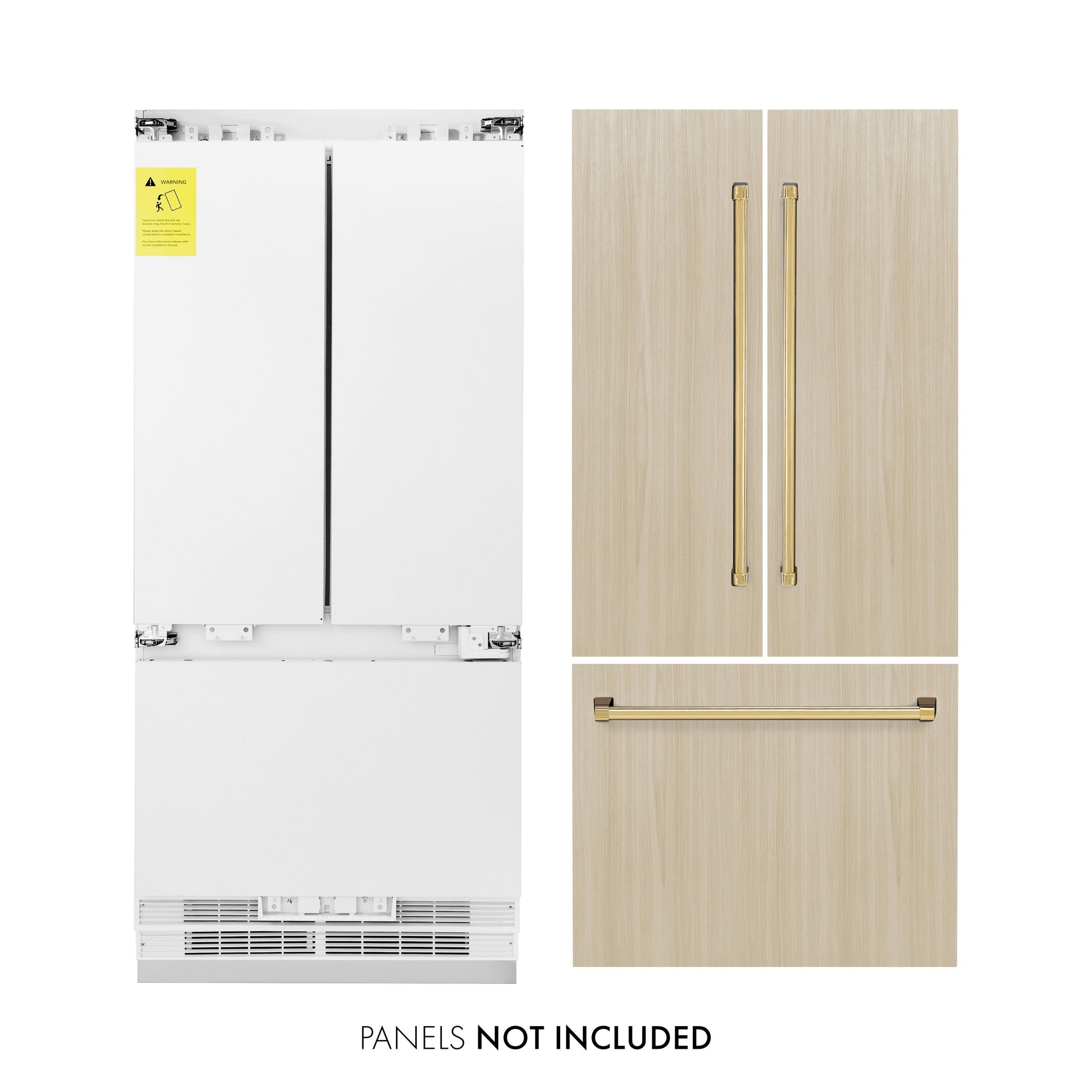 zline-36-in-french-door-built-in-refrigerator-panel-ready-19-6-cu-ft-internal-water-ice-dispenser-gold-handles-rbivz-36-g