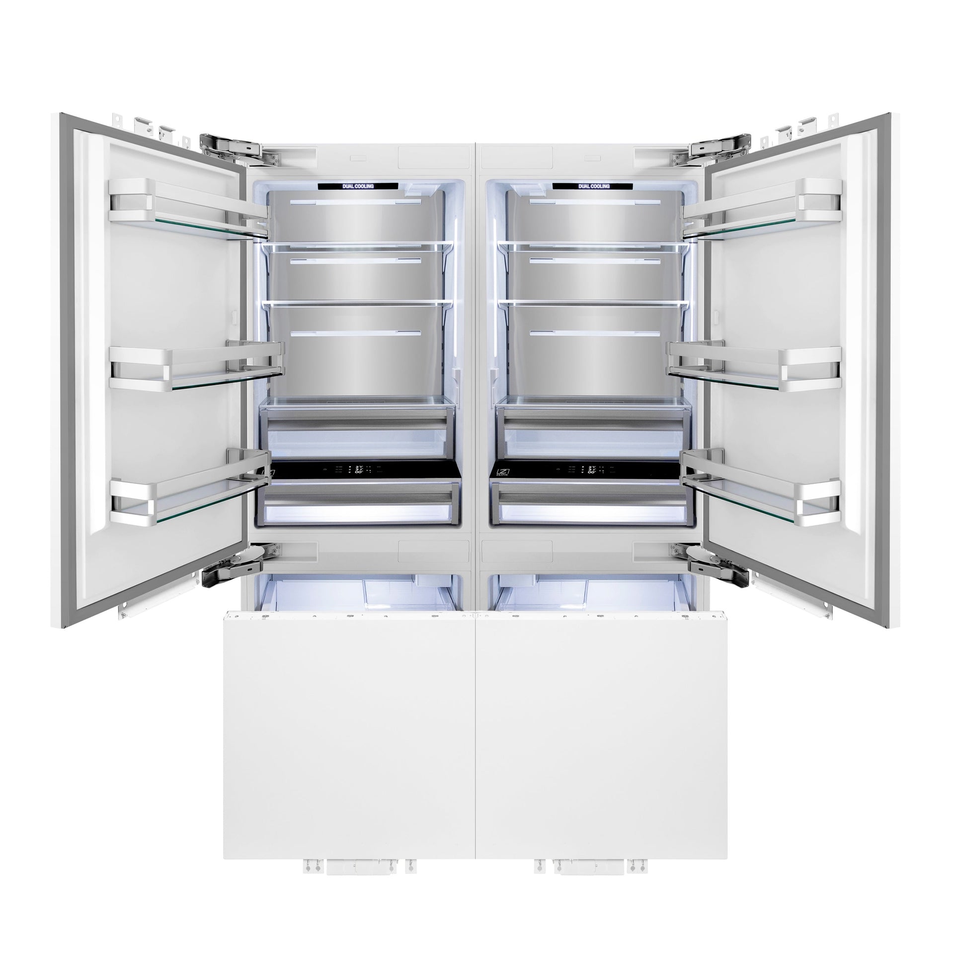zline-60-in-built-in-panel-ready-refrigerator-32-2-cu-ft-4-door-french-door-gold-handles-rbiv-60-g