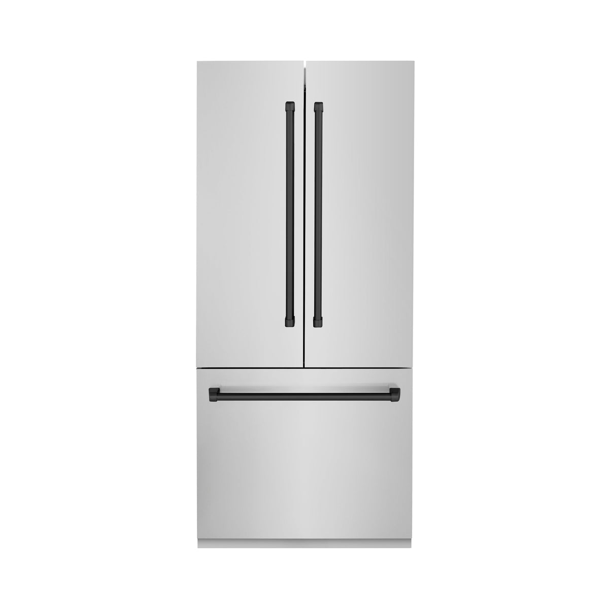 ZLINE 36 in Built-In Refrigerator 19.6 cu. ft. Water & Ice Dispenser Matte Black Accents (RBIVZ-304-36-MB)