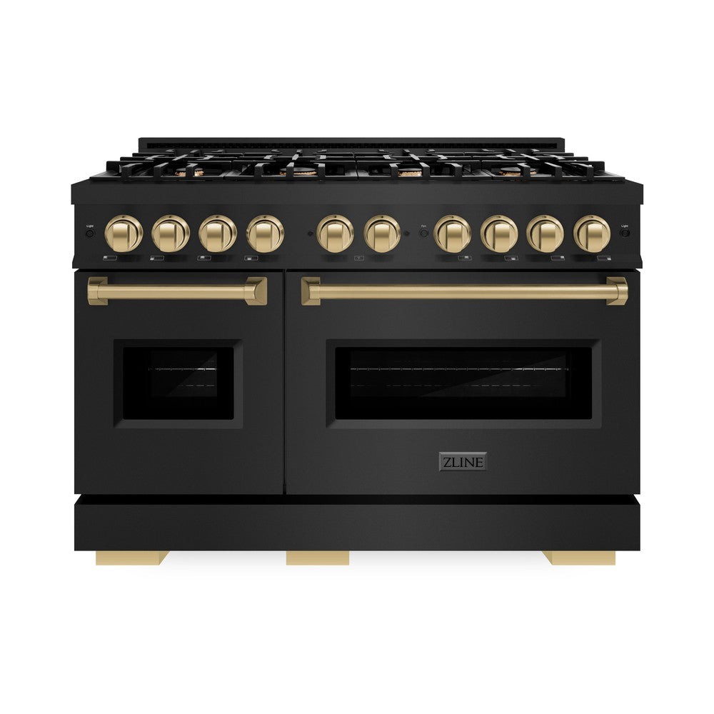zline-48-in-dual-fuel-range-with-double-oven-6-7-cu-ft-capacity-8-burners-black-stainless-steel-with-champagne-bronze-accents-cdrbz-48-cb