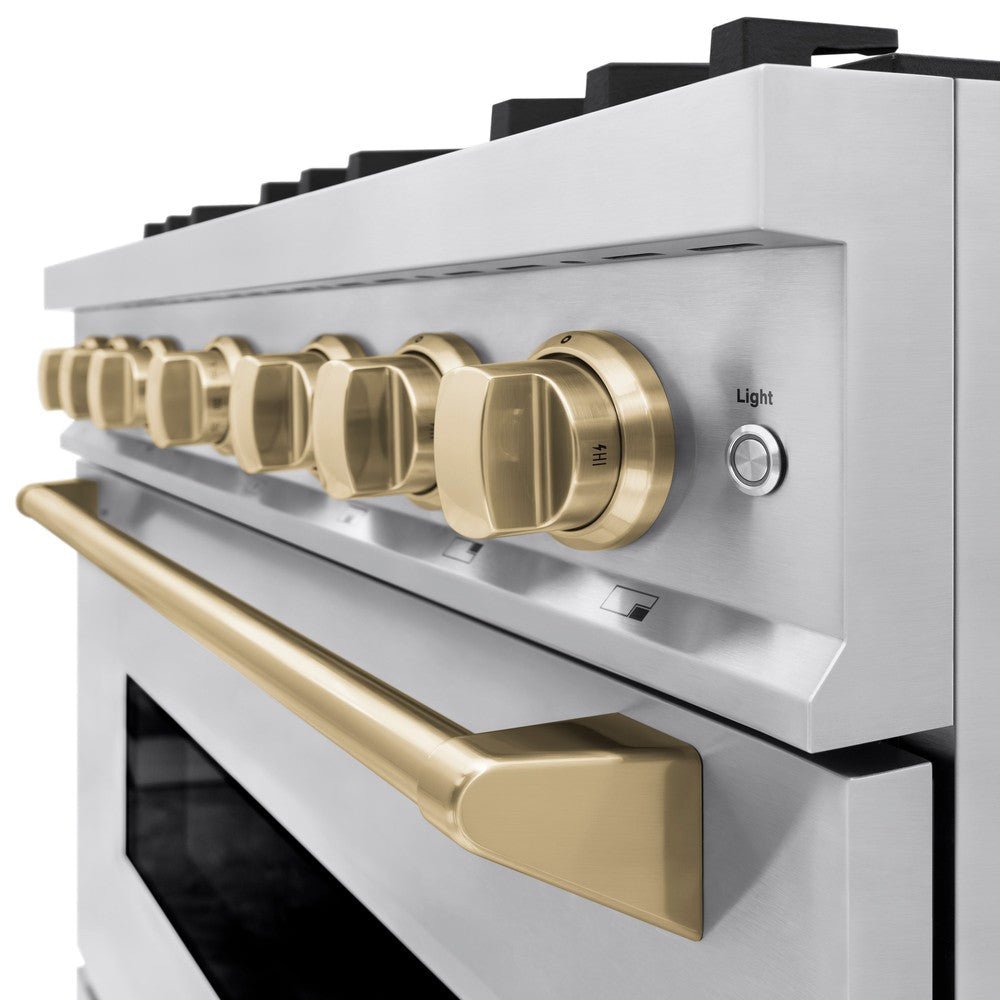 zline-36-in-dual-fuel-range-5-2-cu-ft-6-burners-stainless-steel-champagne-bronze-accents-cdrz-36-cb