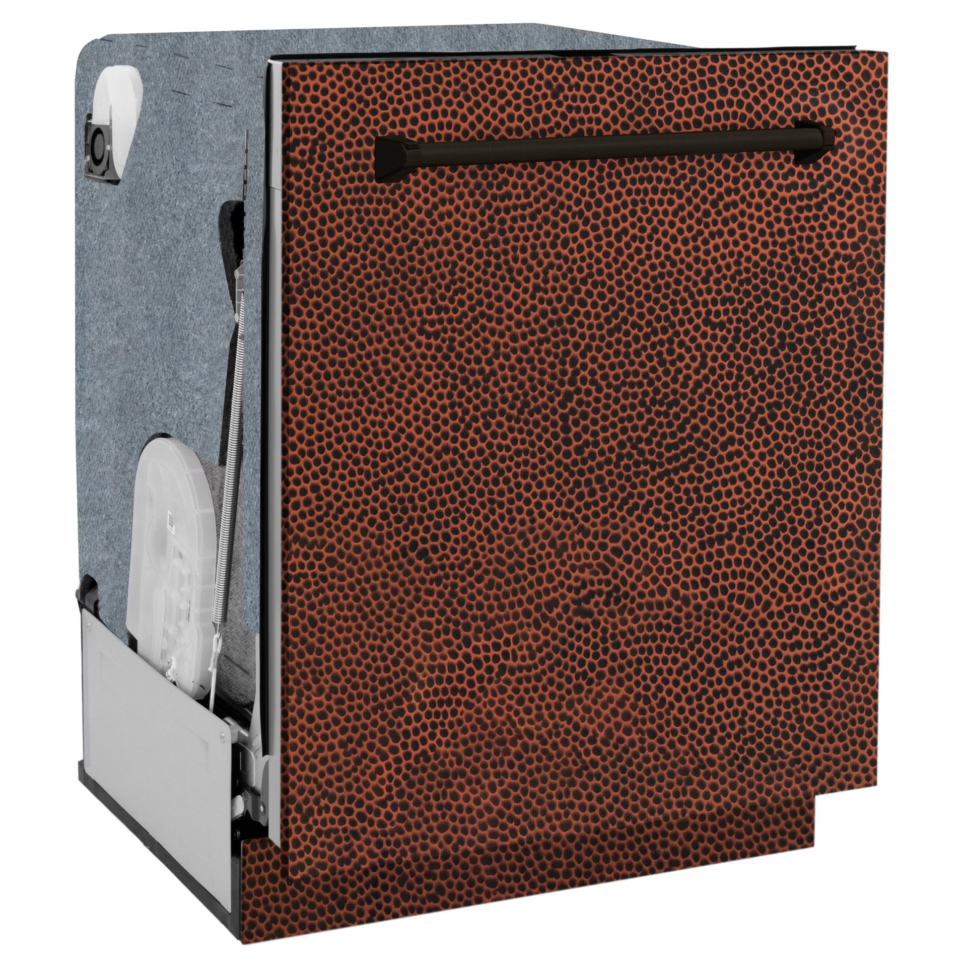 zline-24-in-monument-series-top-touch-control-dishwasher-in-hand-hammered-copper-45dba-dwmt-hh-24