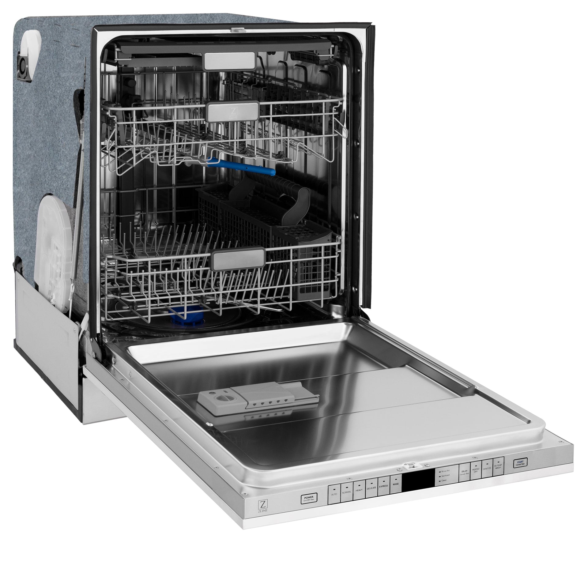 zline-autograph-edition-24-inch-tall-dishwasher-touch-control-in-white-matte-with-matte-black-handle-dwmtz-wm-24-mb