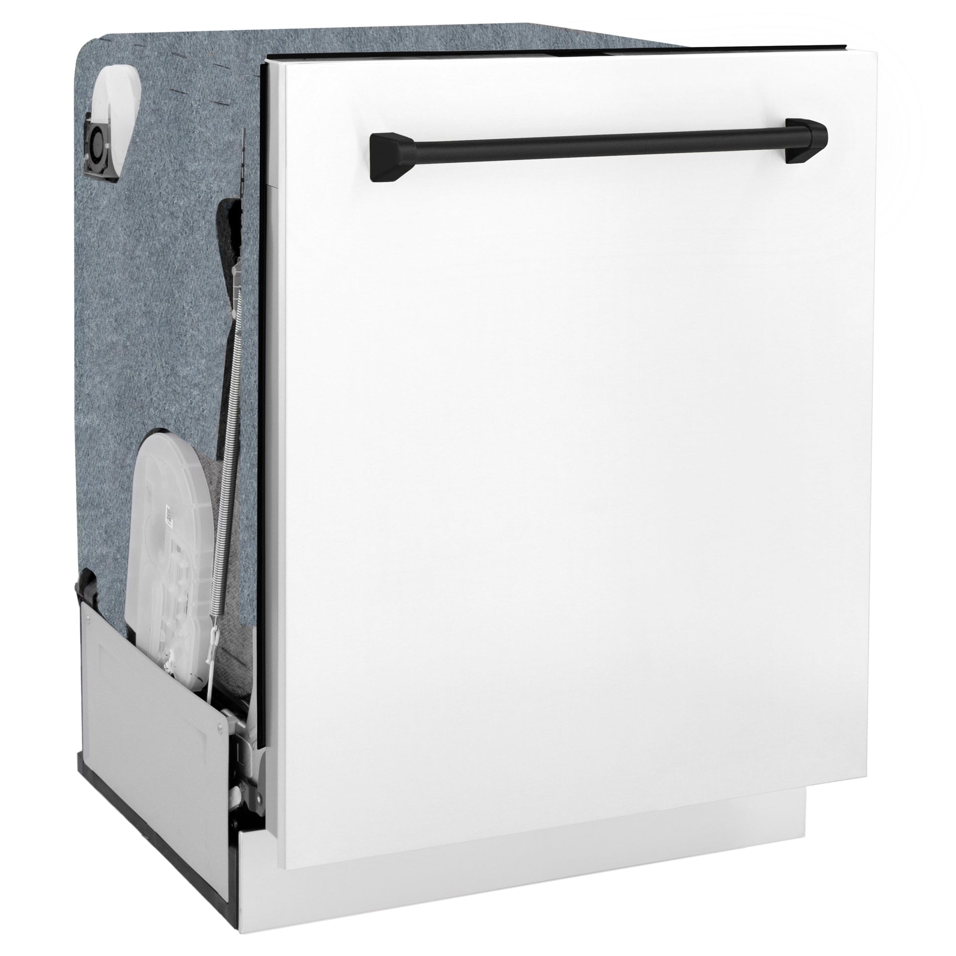 zline-autograph-edition-24-inch-tall-dishwasher-touch-control-in-white-matte-with-matte-black-handle-dwmtz-wm-24-mb