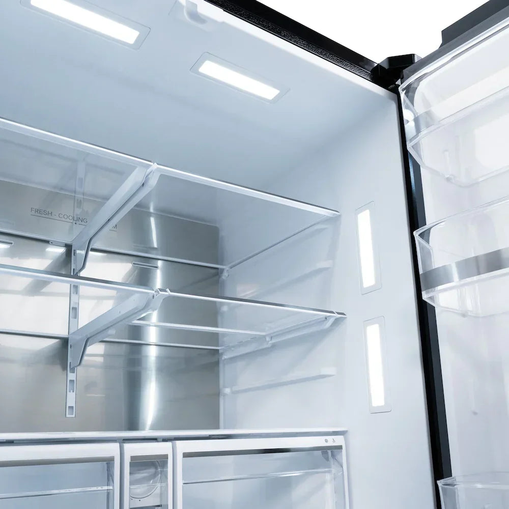 zline-36-french-door-refrigerator-28-9-cu-ft-standard-depth-with-water-dispenser-dual-ice-maker-black-finish-gold-handles-rsmz-w-36-bs-g