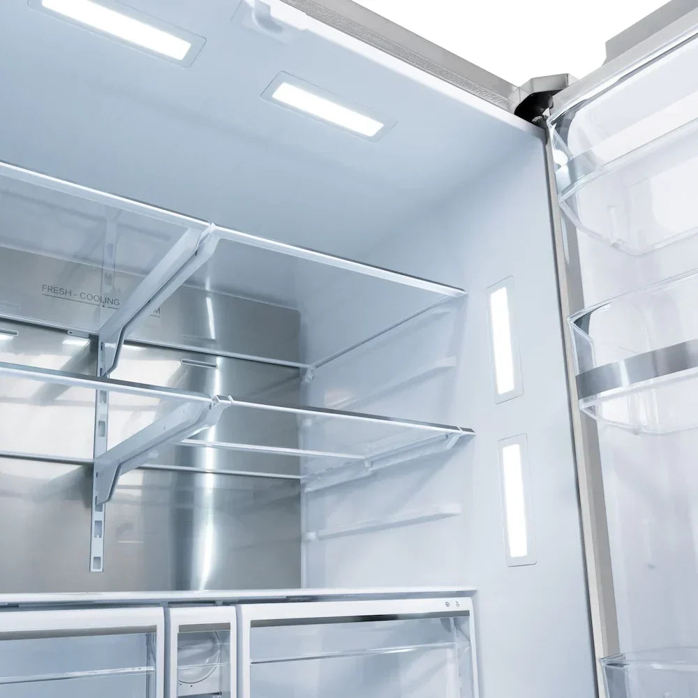 zline-kitchen-and-bath-36-in-french-door-refrigerator-28-9-cu-ft-standard-depth-water-dispenser-dual-ice-maker-stainless-steel-gold-handles-rsmz-w-36-g