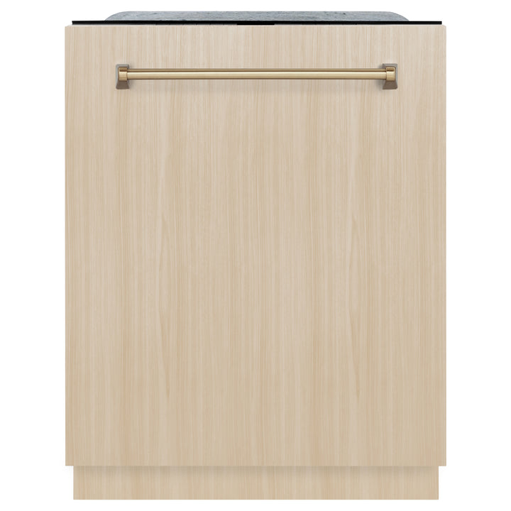 zline-autograph-edition-24-monument-series-3rd-rack-top-touch-control-tall-tub-dishwasher-in-custom-panel-ready-with-champagne-bronze-handle-45dba-dwmtz-24-cb