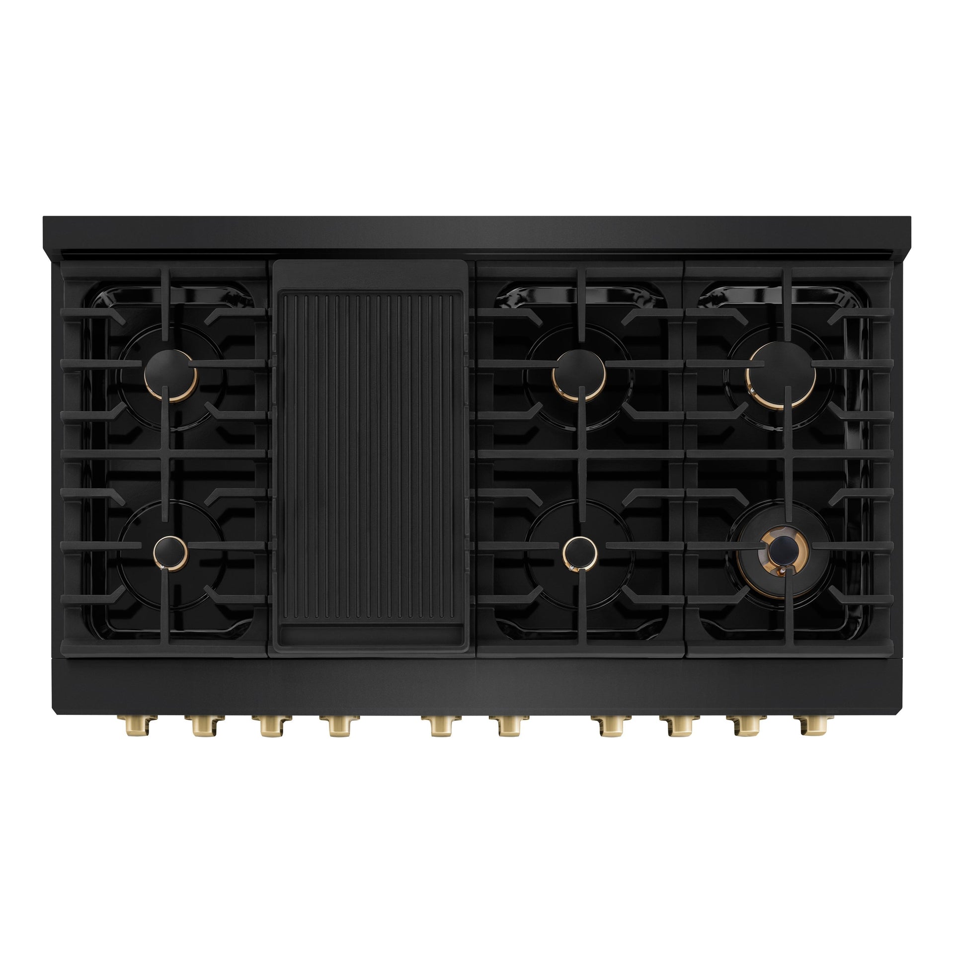 zline-autograph-edition-48-in-gas-range-with-double-oven-6-7-cu-ft-black-stainless-steel-with-bronze-accents-model-sgrbz-48-cb