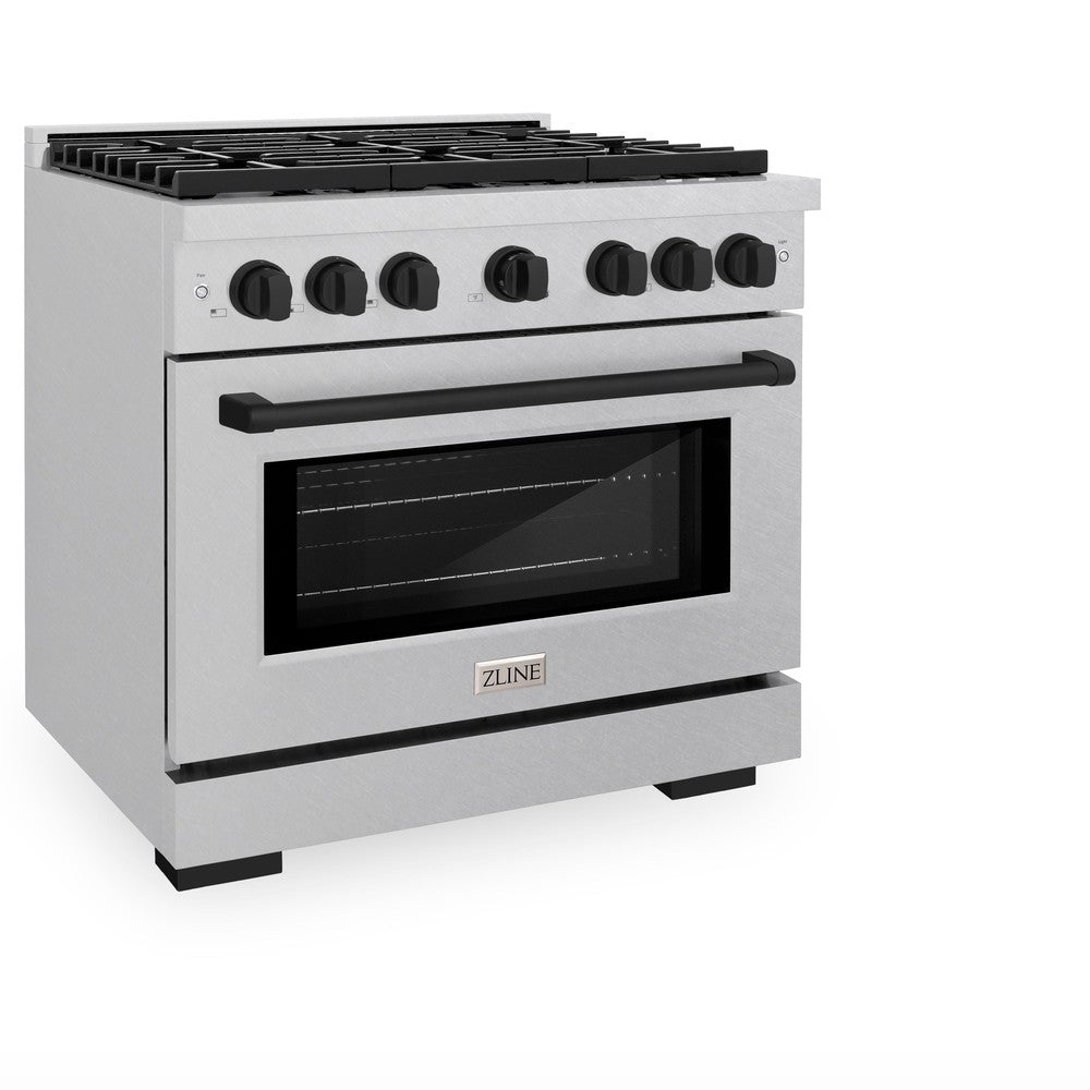 zline-autograph-edition-36-in-paramount-dual-fuel-range-5-2-cu-ft-electric-convection-oven-6-burner-gas-cooktop-satin-stainless-steel-with-matte-black-accents-sdrsz-36-mb