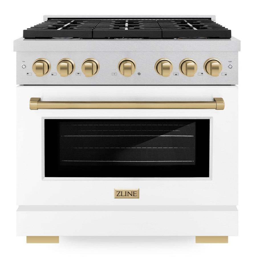 zline-autograph-edition-36-in-paramount-dual-fuel-range-5-2-cu-ft-electric-convection-oven-6-burner-gas-cooktop-satin-stainless-steel-with-white-matte-door-champagne-bronze-accents-sdrsz-wm-36-cb