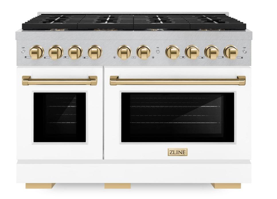 zline-autograph-edition-48-in-6-7-cu-ft-paramount-double-oven-dual-fuel-range-with-8-burner-gas-cooktop-satin-stainless-steel-with-white-matte-doors-and-polished-gold-accents-sdrsz-wm-48-g