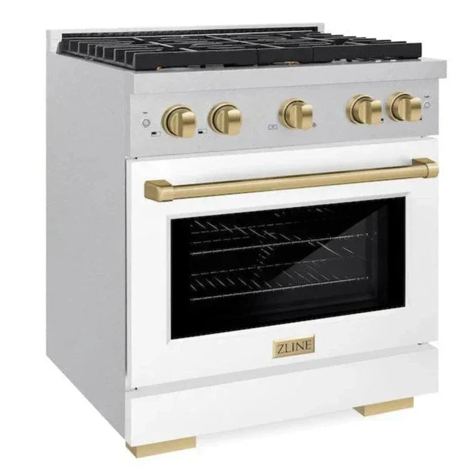 zline-autograph-edition-30-in-4-2-cu-ft-paramount-gas-range-with-4-burners-convection-gas-oven-satin-stainless-steel-with-white-matte-door-and-champagne-bronze-accents-sgrsz-wm-30-cb