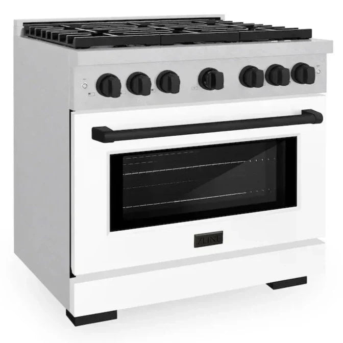 zline-autograph-edition-36-in-5-2-cu-ft-paramount-gas-range-with-6-burners-and-convection-gas-oven-in-satin-stainless-steel-with-white-matte-door-and-matte-black-accents-sgrsz-wm-36-mb
