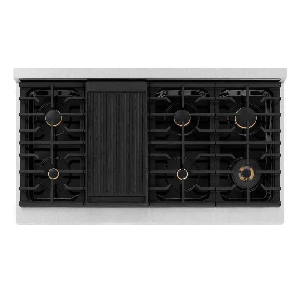 zline-autograph-48-in-6-7-cu-ft-paramount-double-oven-gas-range-with-8-burners-in-satin-stainless-steel-with-white-matte-doors-and-polished-gold-accents-sgrsz-wm-48-g