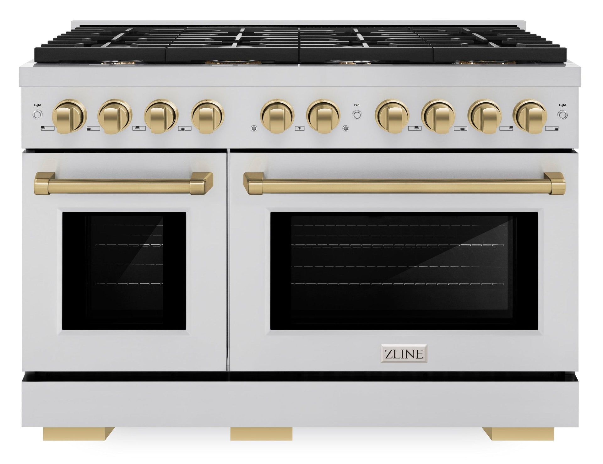 zline-autograph-edition-48-in-6-7-cu-ft-paramount-double-oven-dual-fuel-range-with-8-gas-burners-stainless-steel-with-champagne-bronze-accents-sdrz-48-cb