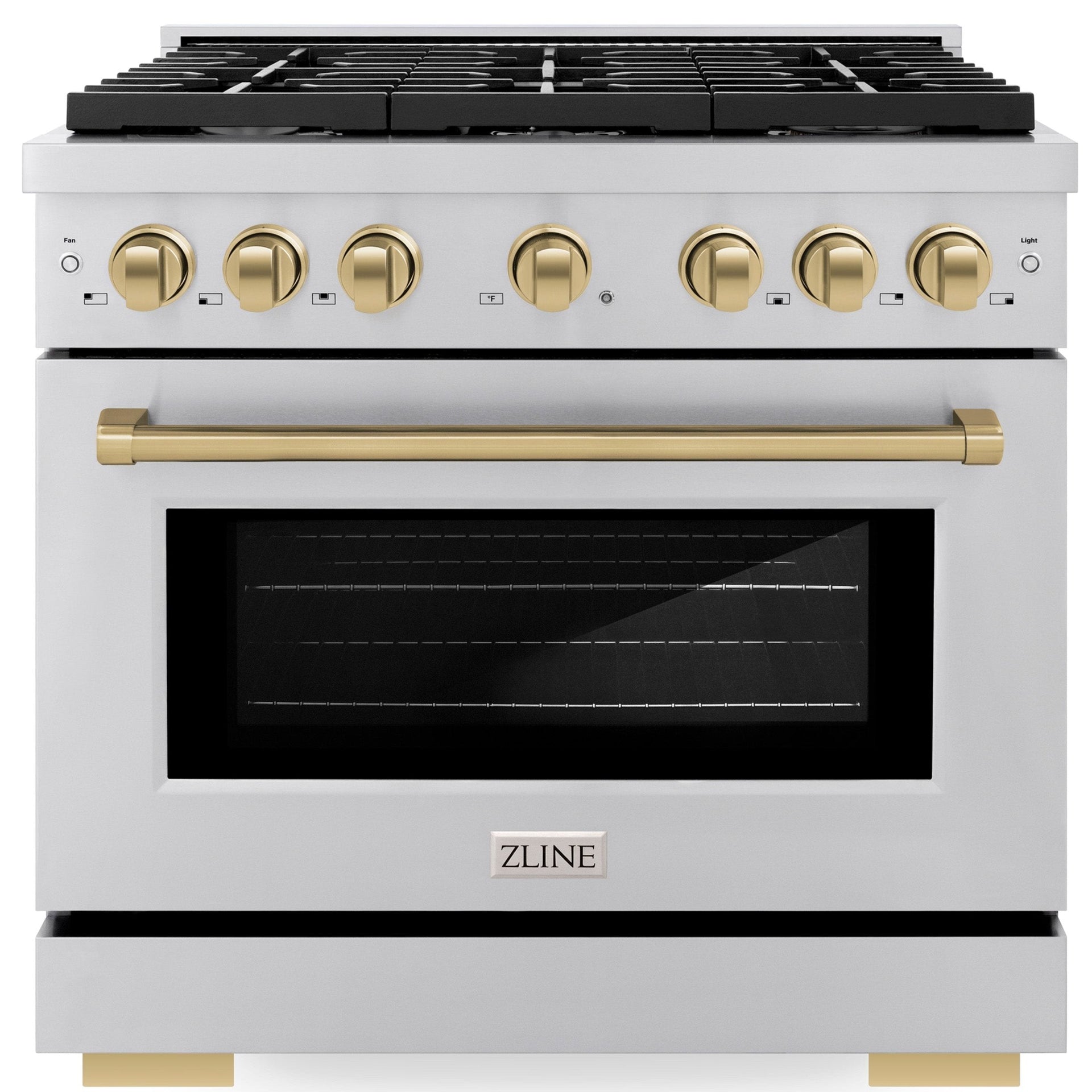zline-autograph-edition-36-in-5-2-cu-ft-paramount-gas-range-with-convection-gas-oven-stainless-steel-with-bronze-accents-sgrz-36-cb