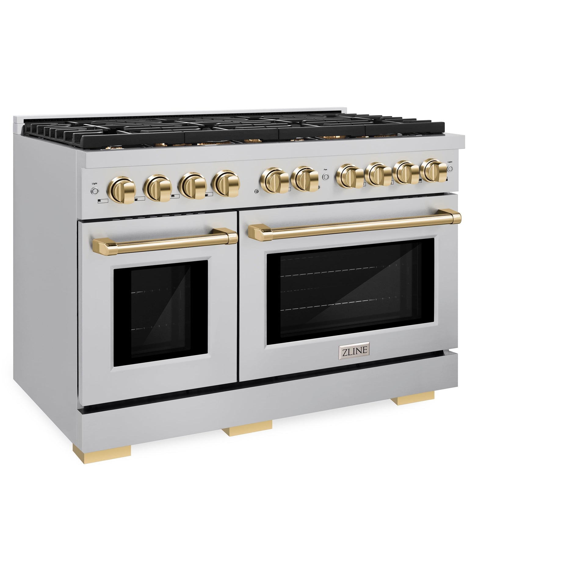 zline-autograph-edition-48-in-6-7-cu-ft-paramount-double-oven-gas-range-in-stainless-steel-with-gold-accents-sgrz-48-g