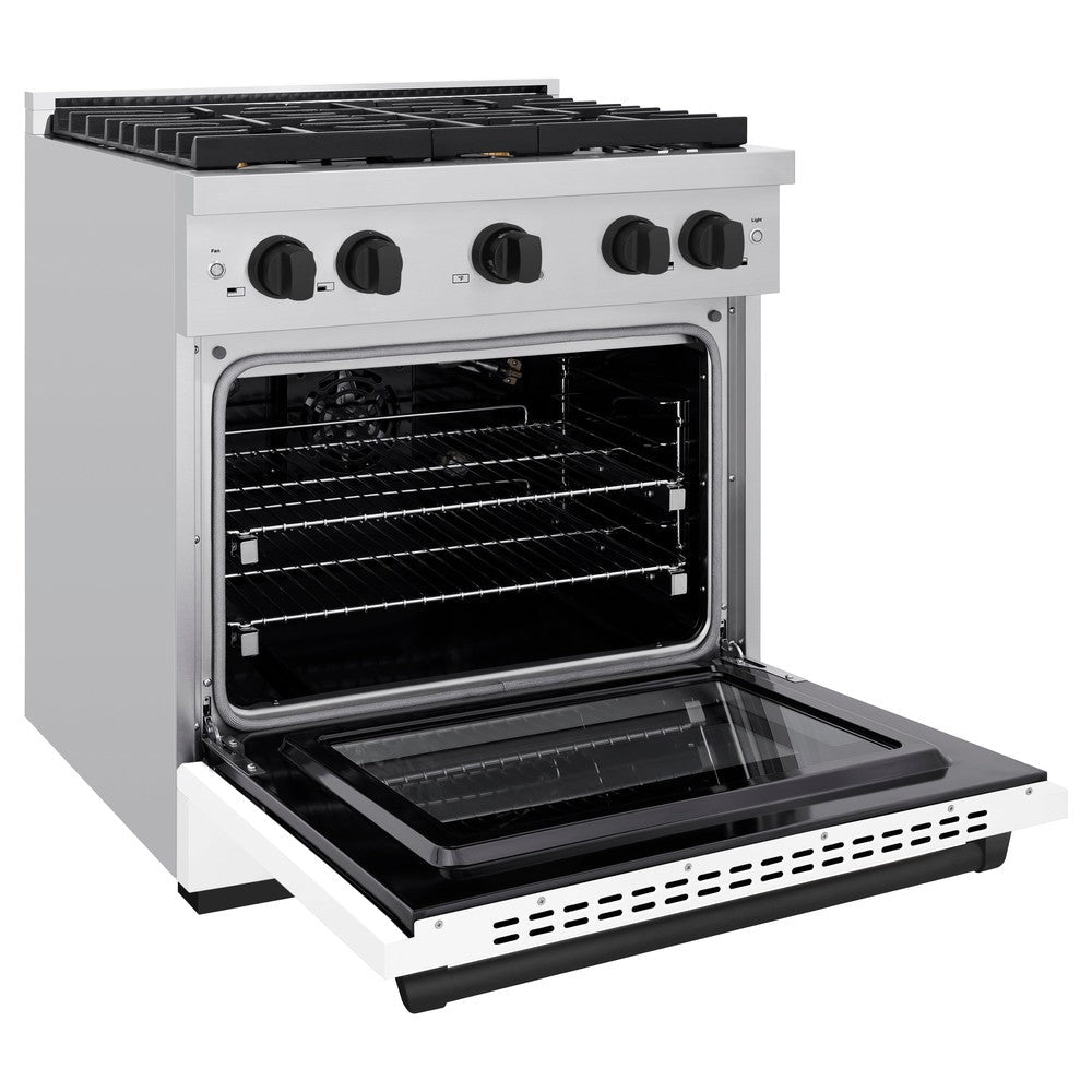 zline-autograph-edition-30-in-paramount-dual-fuel-range-4-2-cu-ft-with-4-burner-gas-cooktop-electric-convection-oven-white-matte-door-matte-black-accents-sdrz-wm-30-mb