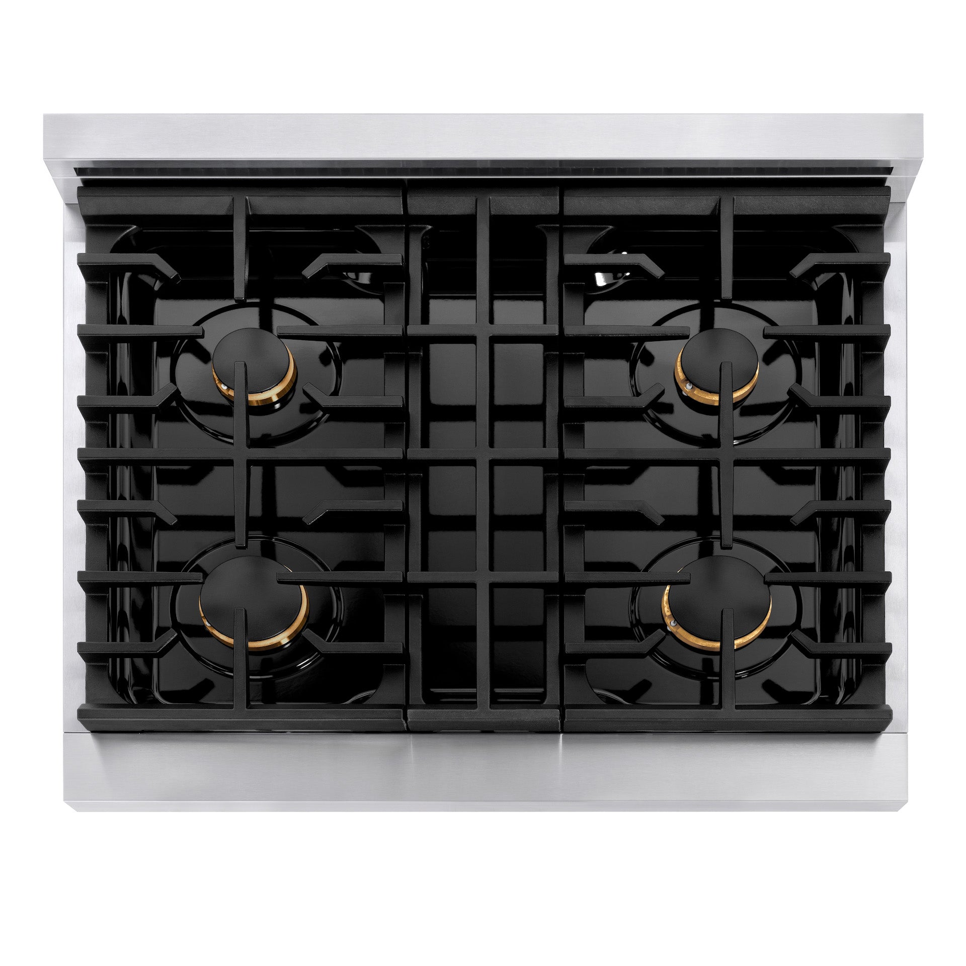 zline-autograph-30-in-4-2-cu-ft-paramount-gas-range-with-convection-gas-oven-stainless-steel-with-white-matte-door-and-gold-accents-sgrz-wm-30-g