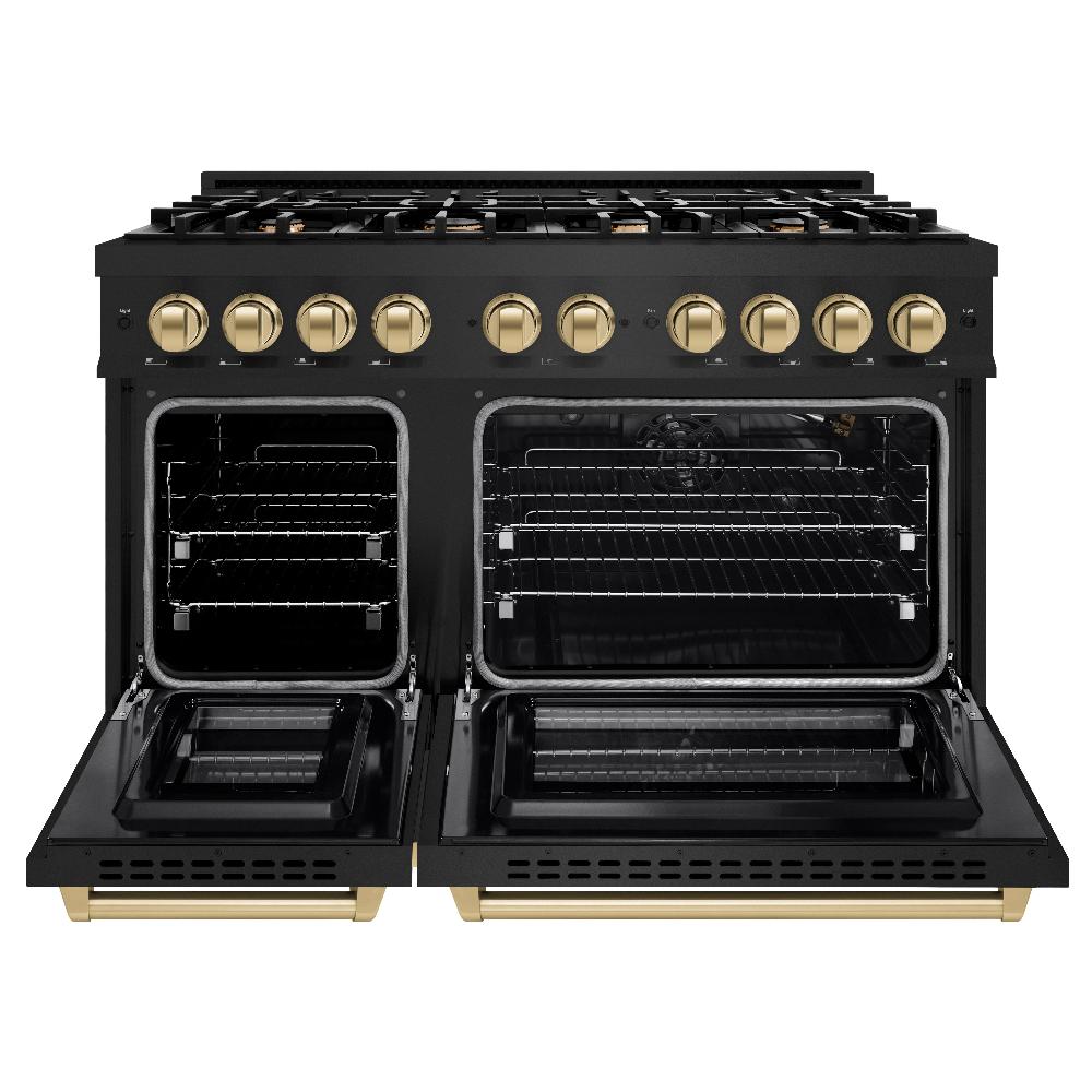 zline-48-in-gas-range-double-oven-6-7-cu-ft-8-burner-cooktop-black-stainless-steel-with-champagne-bronze-accents-hgrbz-48-cb