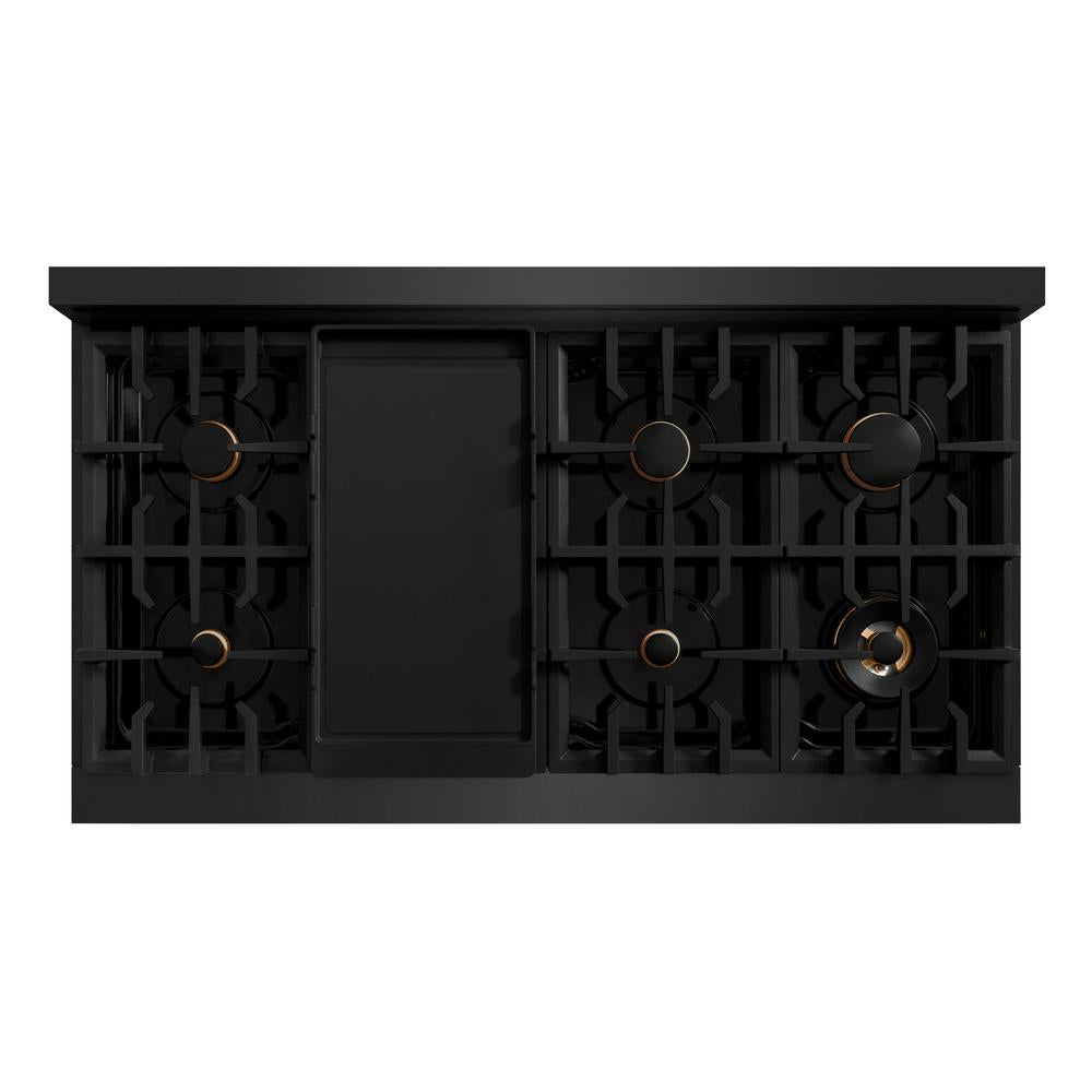 zline-48-in-gas-range-double-oven-6-7-cu-ft-8-burner-cooktop-black-stainless-steel-with-champagne-bronze-accents-hgrbz-48-cb