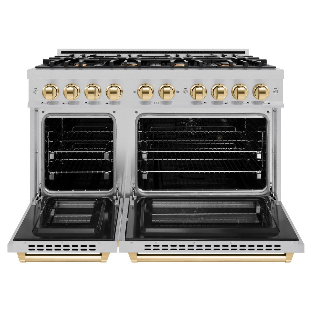 zline-48-in-dual-fuel-range-6-7-cu-ft-double-oven-8-burner-gas-cooktop-satin-stainless-steel-with-polished-gold-accents-hdrsz-48-g