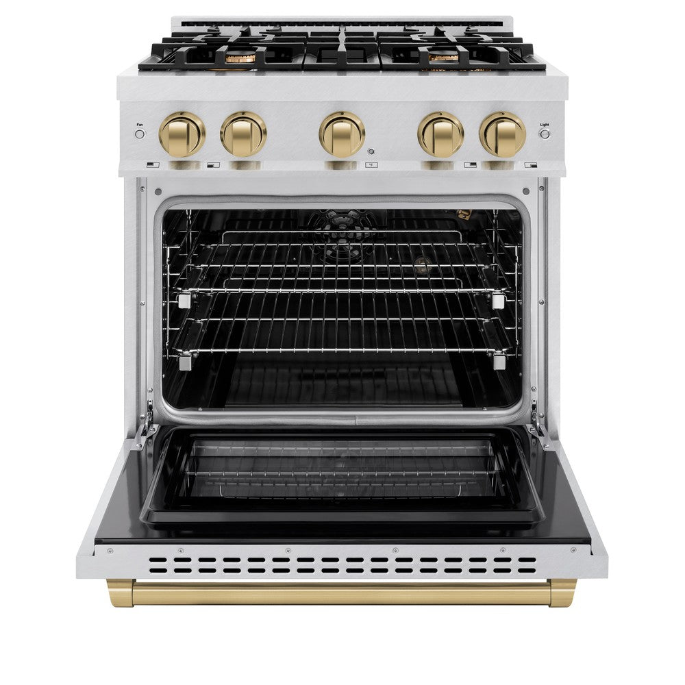 zline-30-in-gas-range-4-2-cu-ft-4-burners-convection-oven-satin-stainless-steel-champagne-bronze-accents-hgrsz-30-cb
