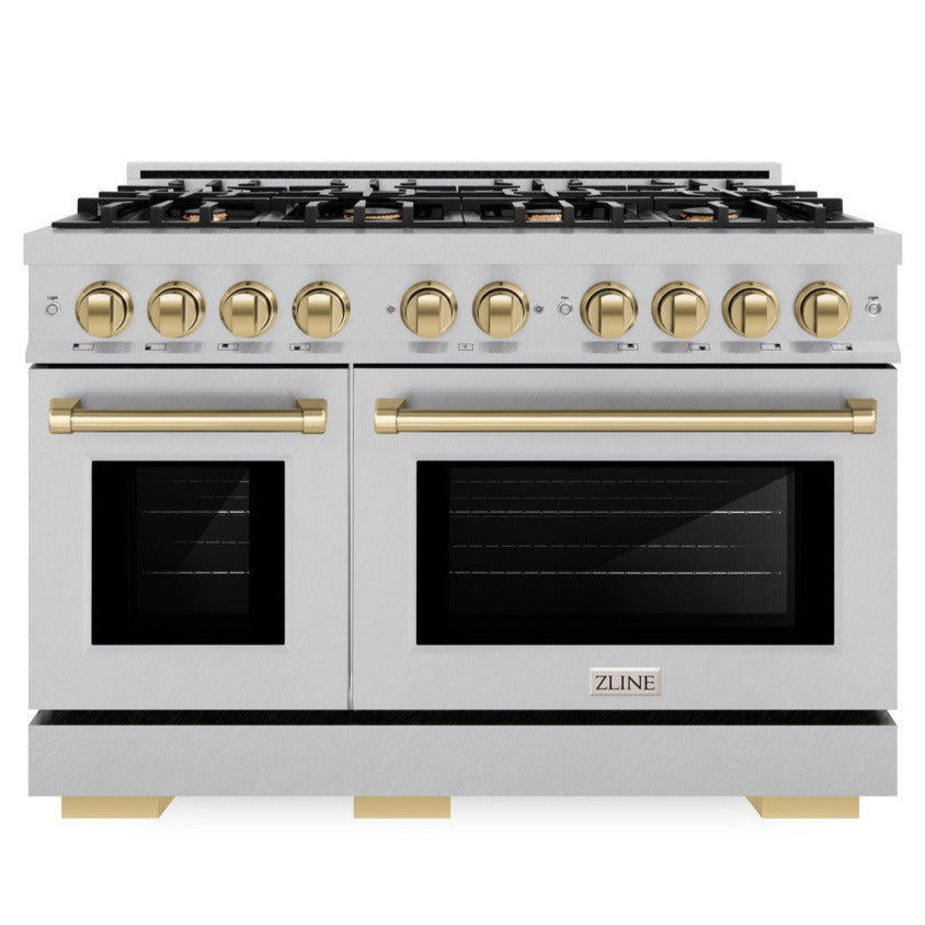 zline-48-in-double-oven-gas-range-6-7-cu-ft-8-burner-cooktop-satin-stainless-steel-with-champagne-bronze-accents-hgrsz-48-cb