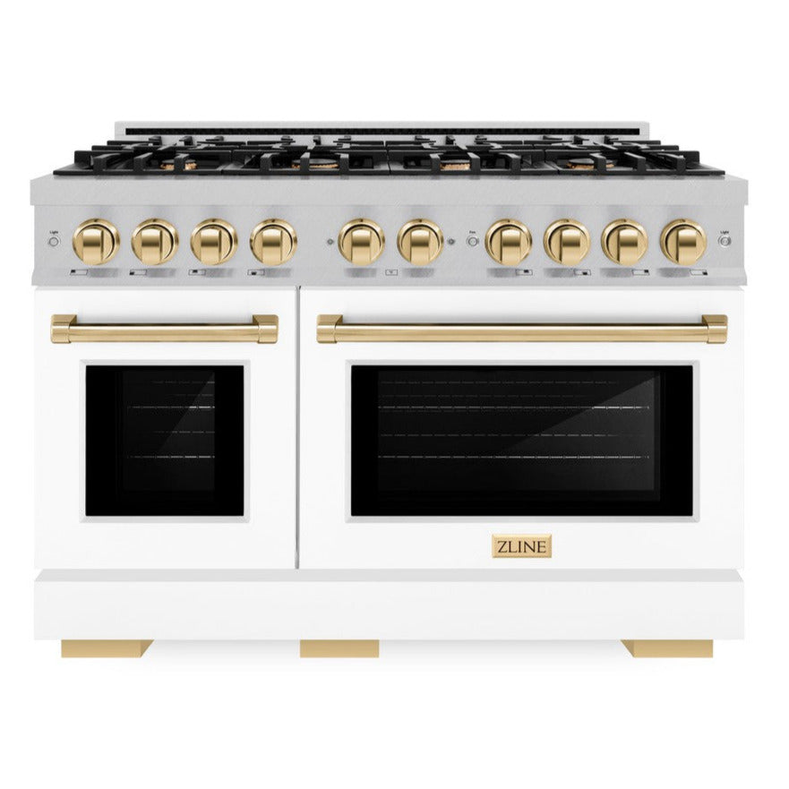 zline-48-in-double-oven-gas-range-6-7-cu-ft-8-burner-cooktop-satin-stainless-steel-with-white-matte-doors-and-polished-gold-accents-hgrsz-wm-48-g