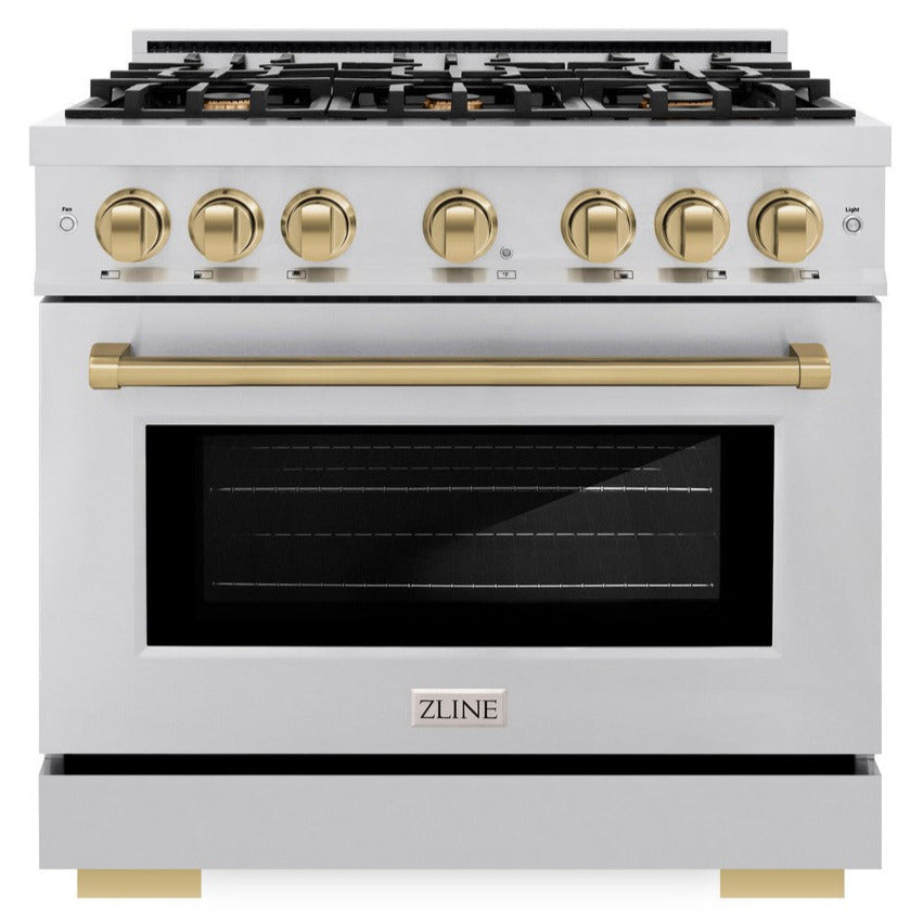 zline-36-in-select-dual-fuel-range-5-2-cu-ft-6-burners-stainless-steel-with-champagne-bronze-accents-hdrz-36-cb