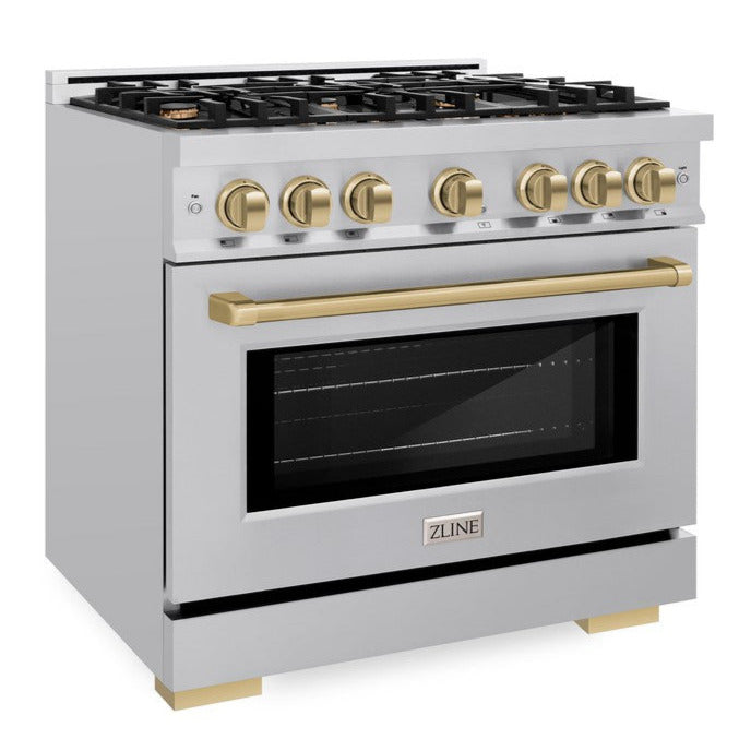 zline-36-in-select-dual-fuel-range-5-2-cu-ft-6-burners-stainless-steel-with-champagne-bronze-accents-hdrz-36-cb