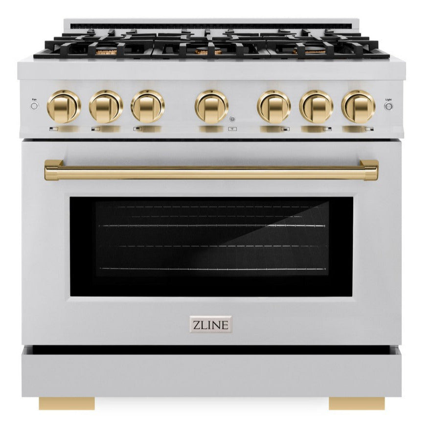 zline-36-in-dual-fuel-range-5-2-cu-ft-6-burner-gas-cooktop-electric-convection-oven-stainless-steel-with-polished-gold-accents-hdrz-36-g