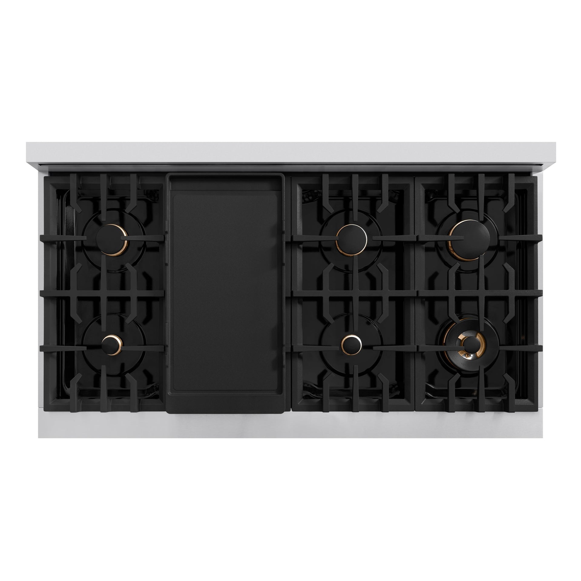 zline-48-in-dual-fuel-range-double-oven-6-7-cu-ft-8-burners-stainless-steel-with-white-matte-doors-champagne-bronze-accents-hdrz-wm-48-cb