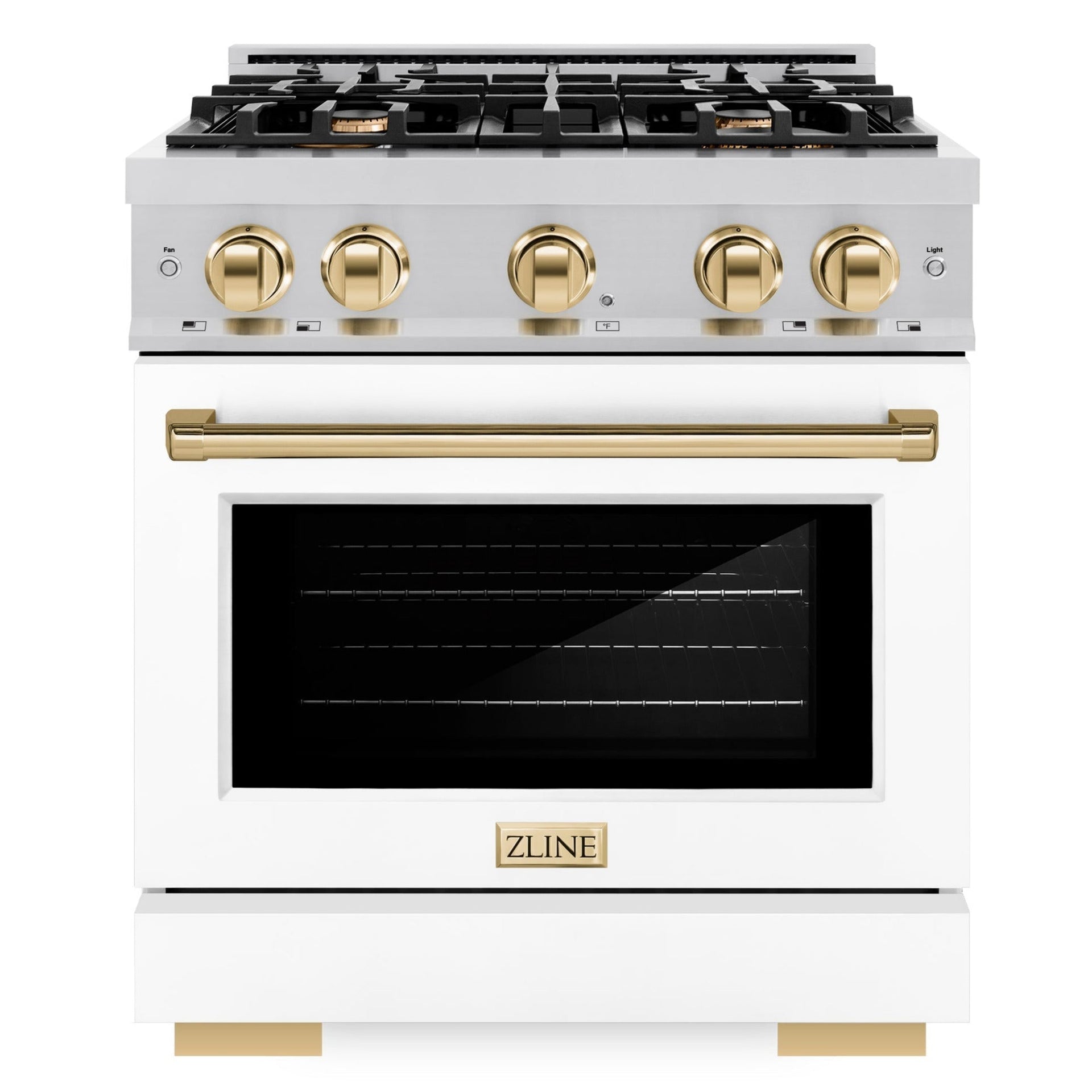 zline-30-in-select-gas-range-4-2-cu-ft-4-burner-cooktop-stainless-steel-white-matte-door-polished-gold-accents-hgrz-wm-30-g