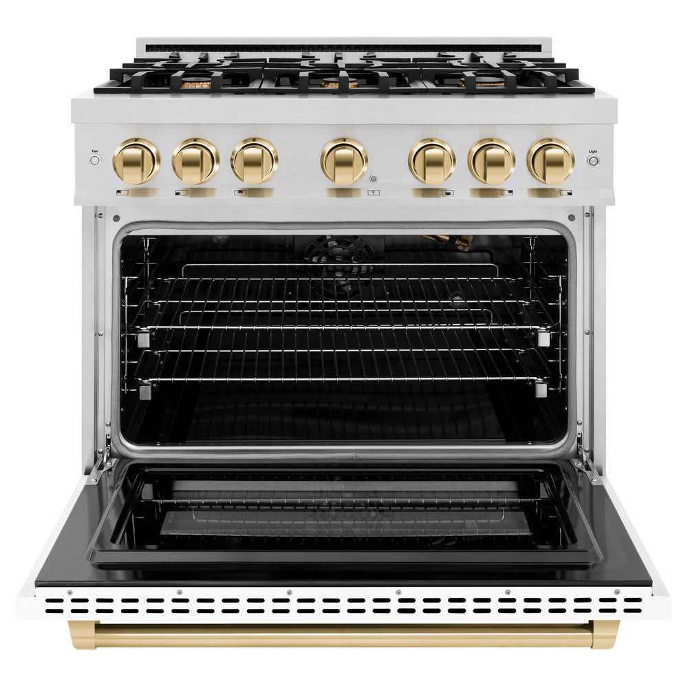 zline-autograph-edition-36-in-select-gas-range-with-6-burners-5-2-cu-ft-oven-stainless-steel-with-white-matte-door-and-polished-gold-accents-hgrz-wm-36-g